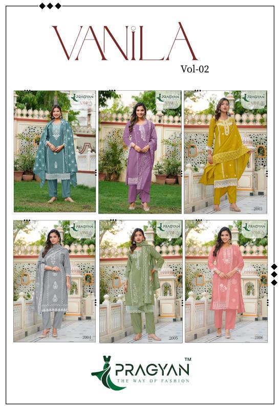 Pragyan vanila 2 wholesale material for kurtis